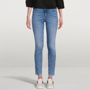 Good American blue Good Legs Skinny Jeans with step hem - size 4 / 27 W 29 L